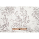 English Linen/Gray Cotton Toile