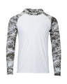 Paragon Men's Biloxi Performance Colorblocked Hooded Long Sleeve T-Shirt