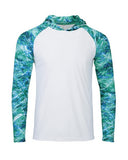 Paragon Men's Biloxi Performance Colorblocked Hooded Long Sleeve T-Shirt