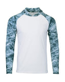 Paragon Men's Biloxi Performance Colorblocked Hooded Long Sleeve T-Shirt