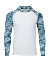 Paragon Men's Biloxi Performance Colorblocked Hooded Long Sleeve T-Shirt