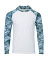 Paragon Men's Biloxi Performance Colorblocked Hooded Long Sleeve T-Shirt