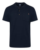Dickies Men's Heavyweight Traditional Short Sleeve Henley