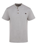 Dickies Men's Heavyweight Traditional Short Sleeve Henley