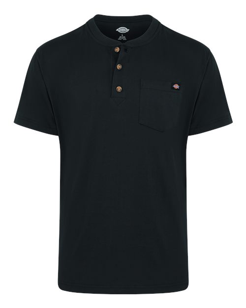 Dickies Men's Tall Heavyweight Traditional Short Sleeve Henley