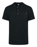 Dickies Men's Tall Heavyweight Traditional Short Sleeve Henley