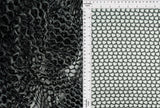 1 Yard Lurex Fishnet Mesh Fabric, 58/60? Wide Polyester Spandex Blend