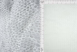1 Yard Lurex Fishnet Mesh Fabric, 58/60? Wide Polyester Spandex Blend
