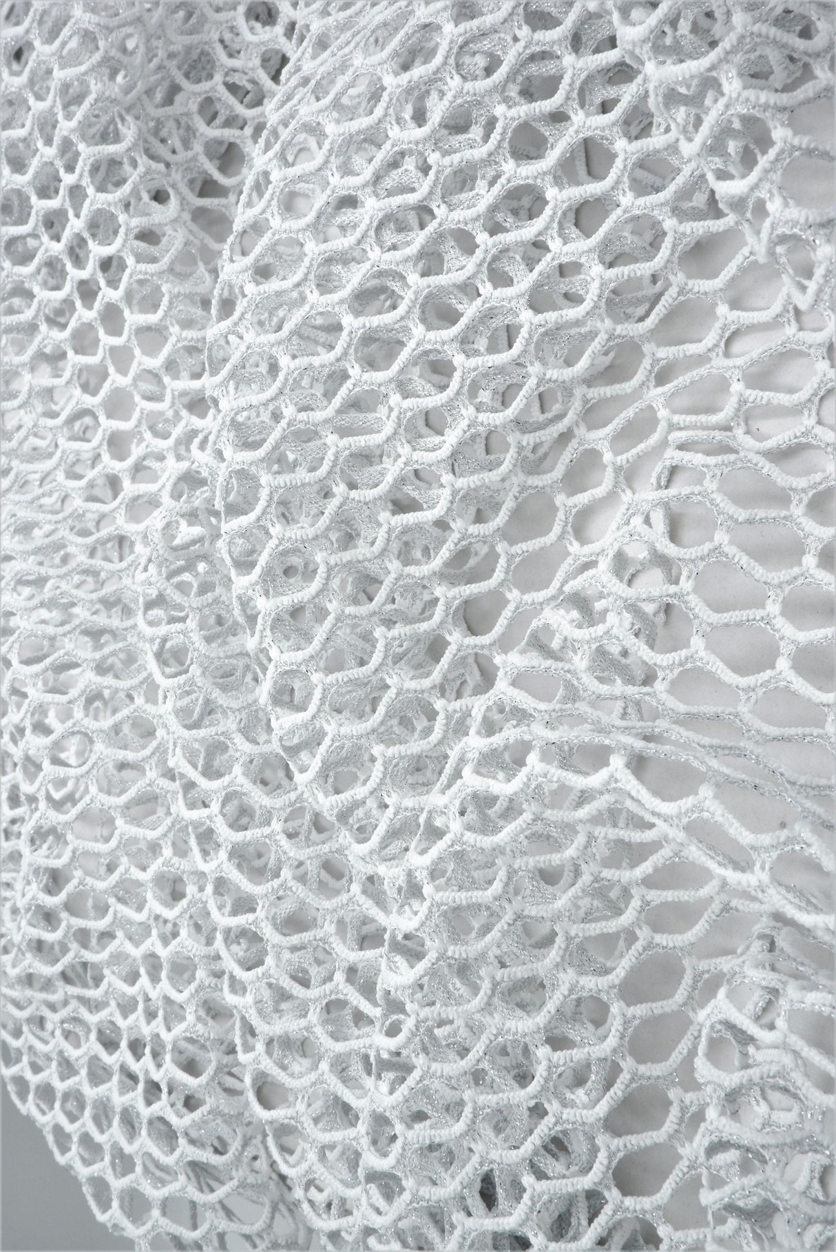 Lurex Fishnet Mesh Stretch Fabric