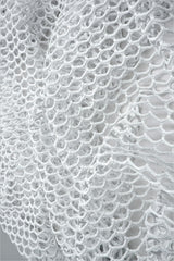Lurex Fishnet Mesh Stretch Fabric