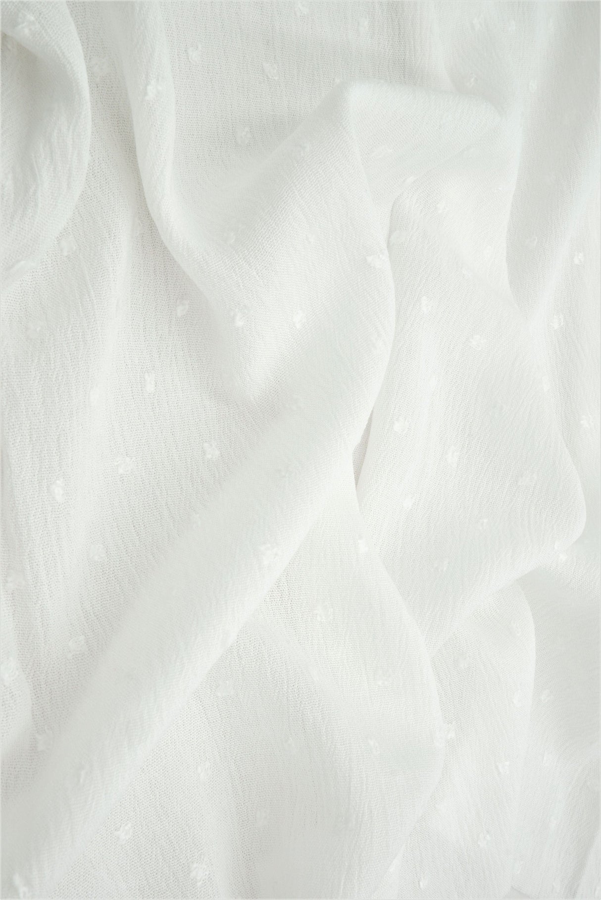 Rayon Crepon Swiss Dot Fabric
