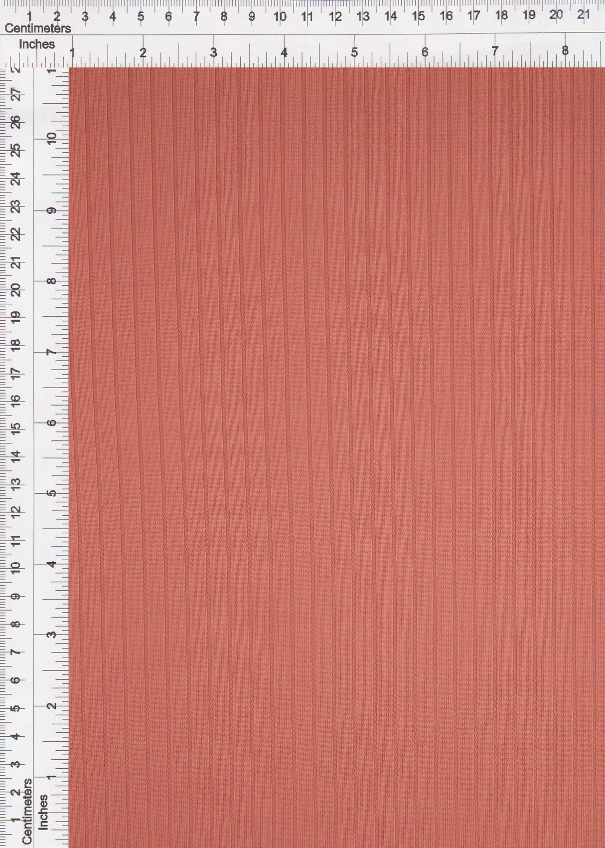 Rib Stretch Knit Fabric Solid