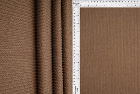 Double Knit Rib Stretch Fabric