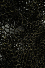 Lurex Fishnet Mesh Stretch Fabric