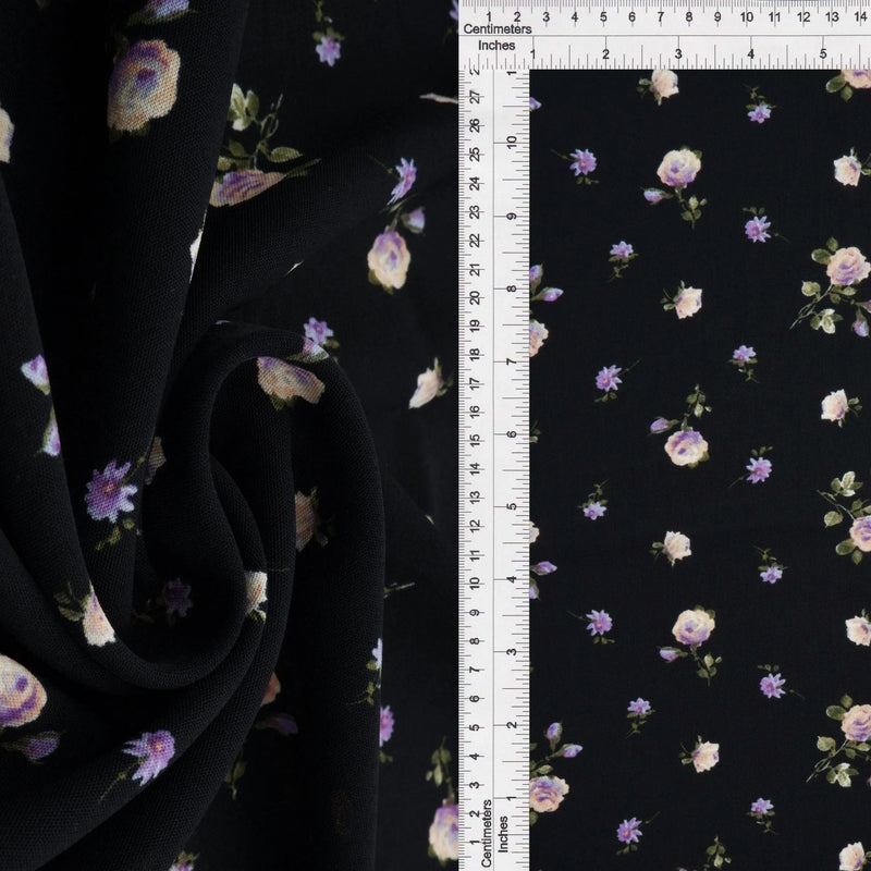 1 Yard Ditsy Floral Flower CEY Print Woven Fabric Lightweight 58/59 Inches Wide