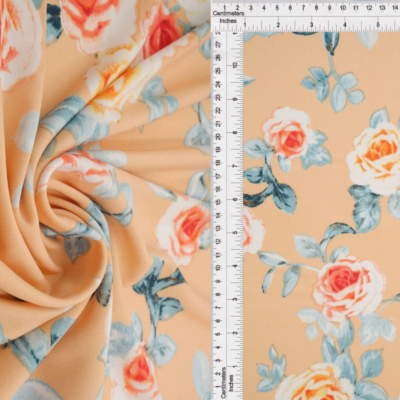 Floral ITY Stretch Knit Fabric