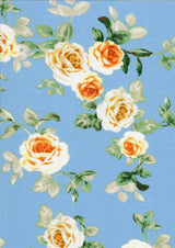 1 Yard Korean ITY Floral Print Knit Fabric 200 GSM, 58/60? Wide Polyester Spandex Blend