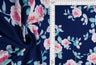 1 Yard Soft Korean ITY Floral Stretch Knit Fabric | 58/60 Inch Wide Elegant Drapey Material for Stylish Dresses & DIY Sewing