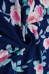 Floral ITY Stretch Knit Fabric