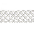 2.5" Silver Metallic Infinity Trim