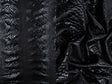 Coated Snake Pleather Knit Fabric