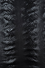 Coated Snake Pleather Knit Fabric