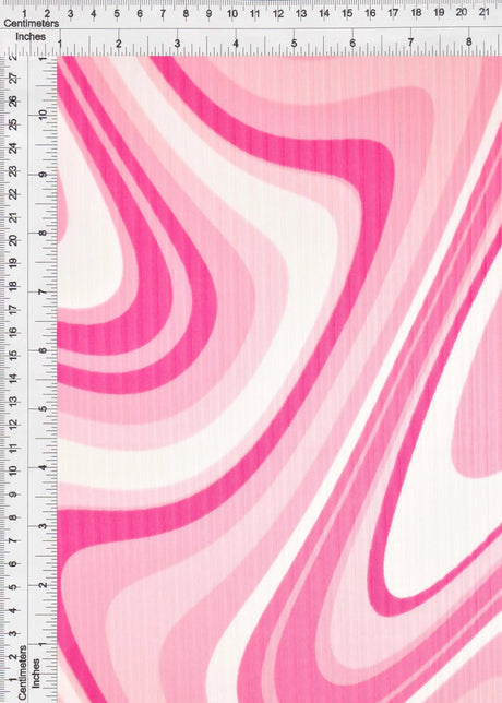 1 yarda de tela de punto acanalado 8x3 con estampado abstracto tie dye, suave y elástica, 58/60 pulgadas de ancho  