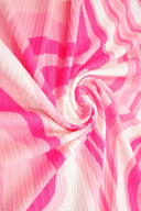 1 Yard 8x3 Yummy Rib Abstract Tie Dye Knit Fabric, Soft Stretch Polyester Spandex 58/60” Wide