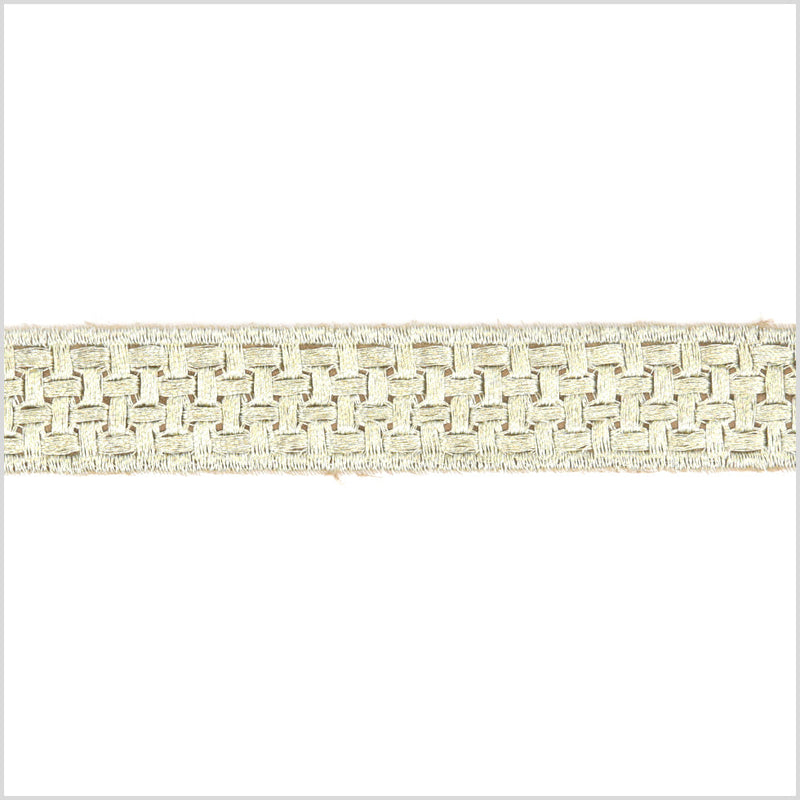 0.75" Metallic Gold Woven Trim
