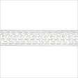 0.75" Metallic Silver Woven Trim