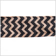 2.5" Black Jute Chrevron Woven Trim