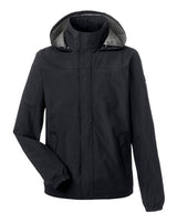 Nautica Men's Voyage Hooded Rain Jacket