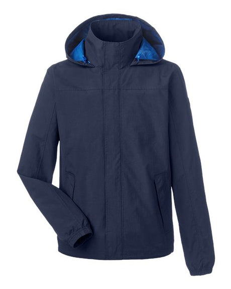 Nautica Men's Voyage Hooded Rain Jacket
