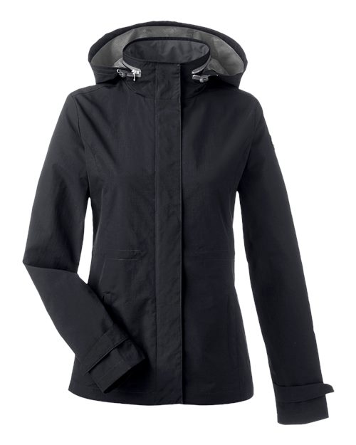 Nautica Women's Voyage Hooded Rain Jacket