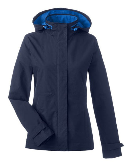 Nautica Women's Voyage Hooded Rain Jacket