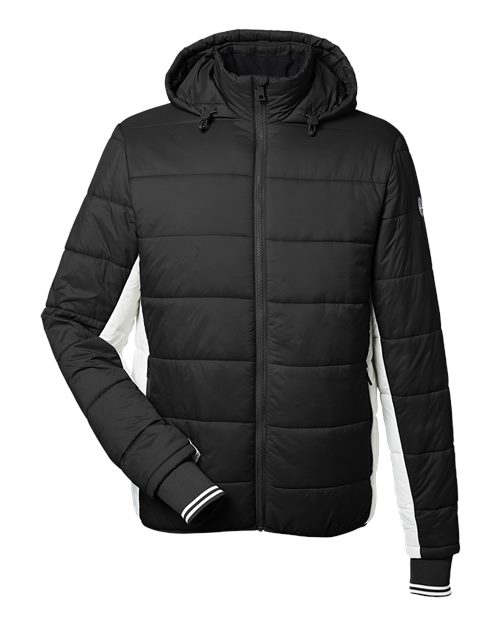 Nautica Men's Nautical Mile Hooded Puffer Jacket