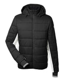 Nautica Men's Nautical Mile Hooded Puffer Jacket