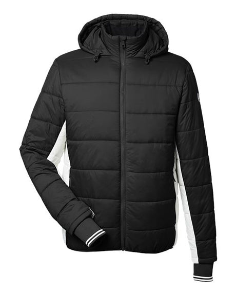 Nautica Men's Nautical Mile Hooded Puffer Jacket