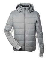 Nautica Men's Nautical Mile Hooded Puffer Jacket