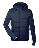 Nautica Men's Nautical Mile Hooded Puffer Jacket