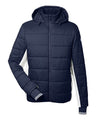 Nautica Men's Nautical Mile Hooded Puffer Jacket