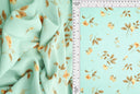 Tela Cey floral tejida, 100% poliéster, 58/59" de ancho