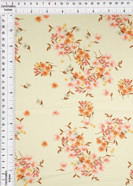 Floral Printed Airflow Woven Fabric