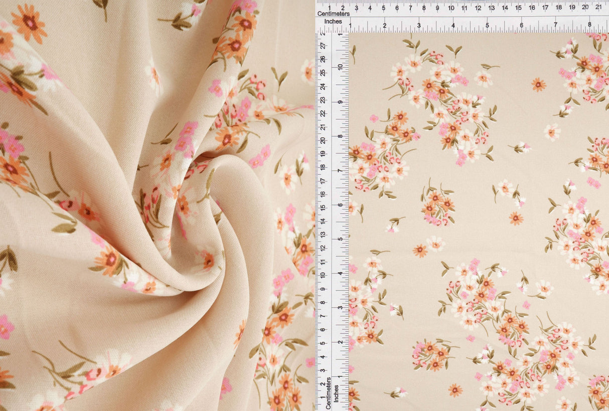 Floral Printed Airflow Woven Fabric