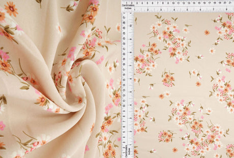100% Polyester Cey Floral Fabric, Woven Durable 58/59" Wide