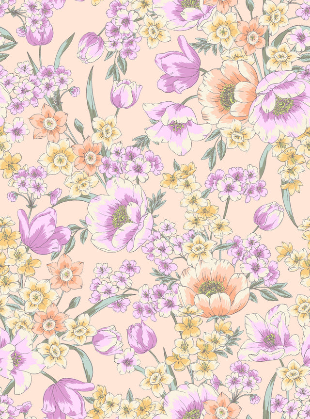 Airflow Floral Woven Fabric