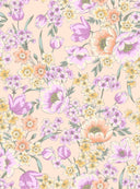 1 yarda de tela tejida ligera con estampado floral CEY, poliéster, 58/59 pulgadas de ancho  
