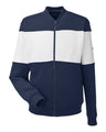Nautica Unisex Anchor Fleece Colorblocked Bomber Jacket