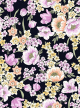 100% Polyester Cey Floral Print Fabric Lightweight Soft Woven 58/59” Wide