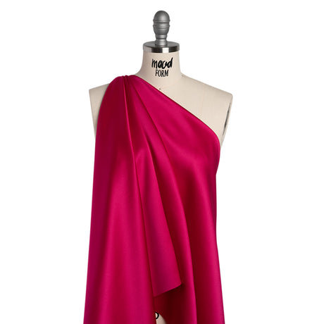 Polyester Satin - Cerise - Reverie Collection